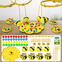 Clumsy Little Bumblebee Multifunctional Board Game Puzzle Fishing Toys Little Girl Boy Gifts, Parties, Parent-Child Interactions