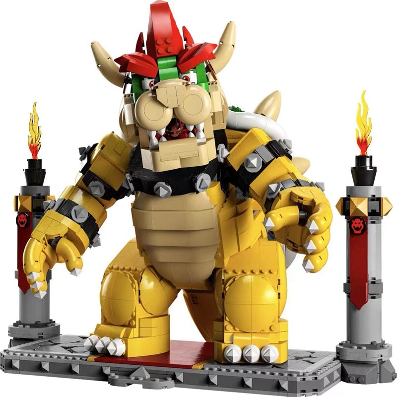 The Mighty Bowsered Model 2807PCS Building Blocks Compatible 71411 Game Figures MOC Kit Bricks Toys For Adult Birthday Gifts