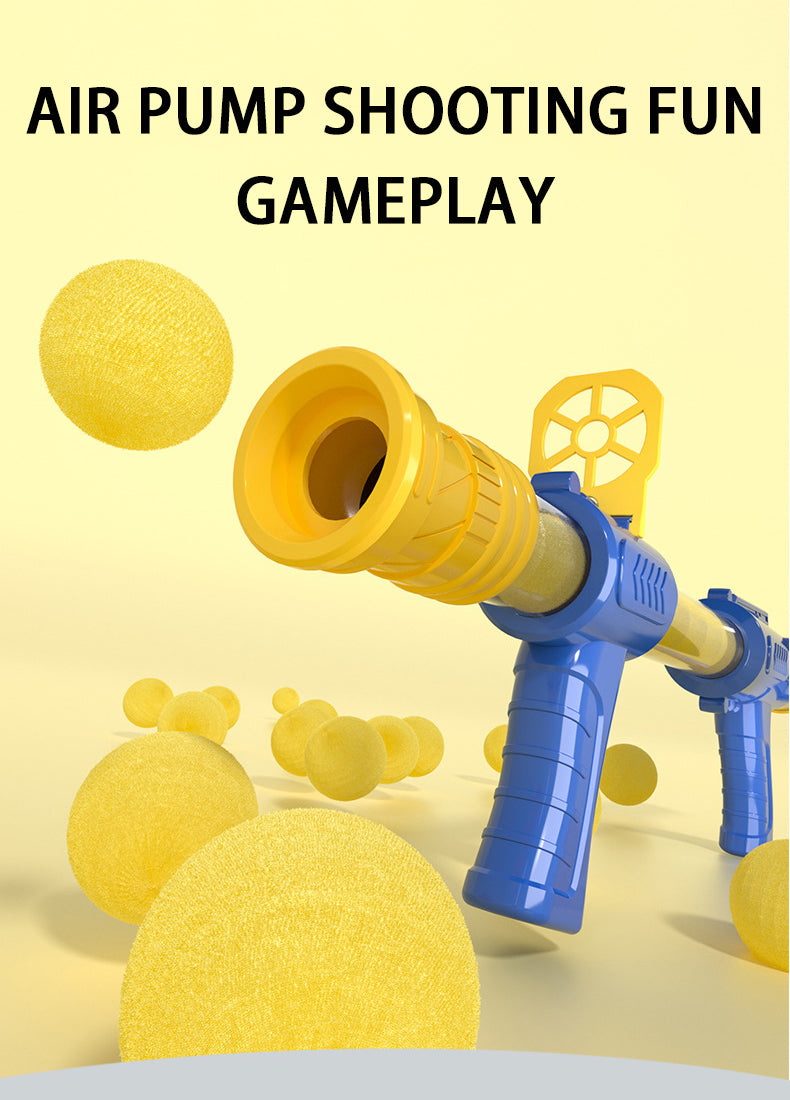 Air-powered Shooting Duck Toys Soft Bullet Battle Games Hungry Duck Foam Balls Electronic Target Practice Toys With Light Sound