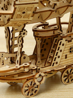 3D Wooden Puzzle Airship Model