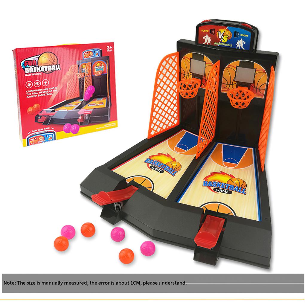 Desktop Basketball Game Toys 2-Player Table Ade Games Relaxing Intelligent Innovative Household Shooting Gift for Children