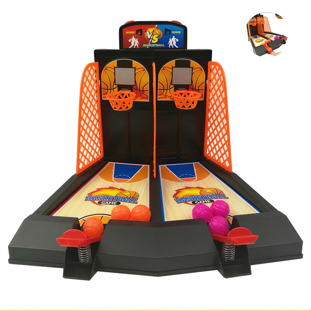 Desktop Basketball Game Toys 2-Player Table Ade Games Relaxing Intelligent Innovative Household Shooting Gift for Children